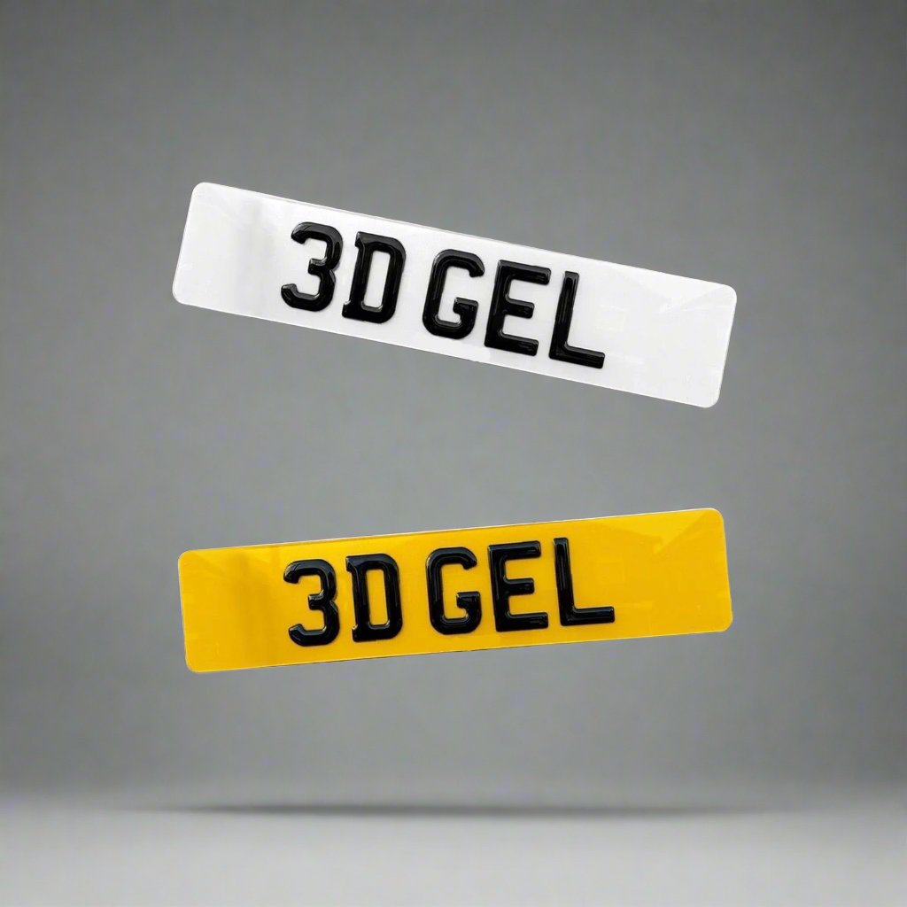 3D Gel Number Plates | 3D Gel Plates | AA PLATES