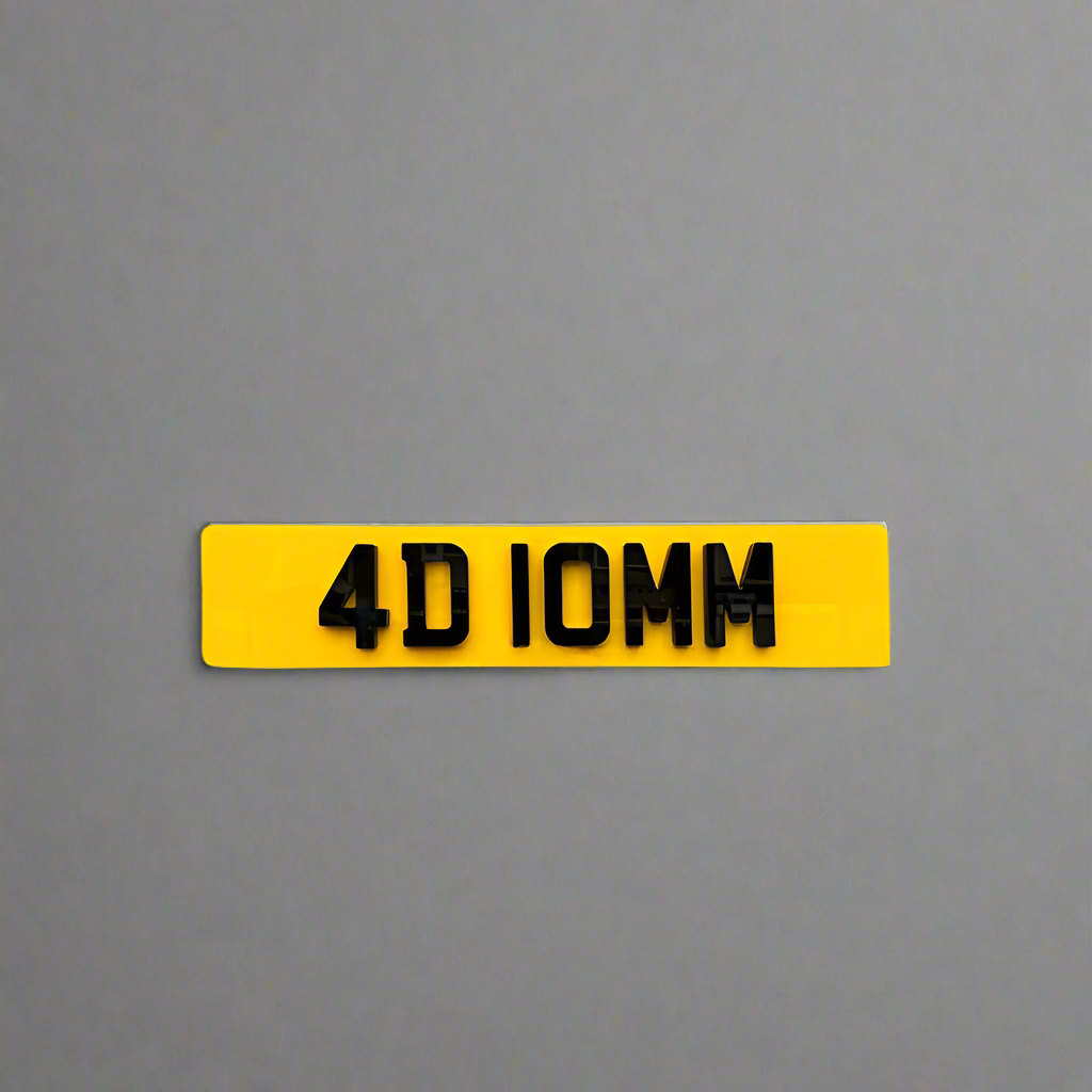 4D Laser Number Plates | 4 D Number Plate | AA PLATES