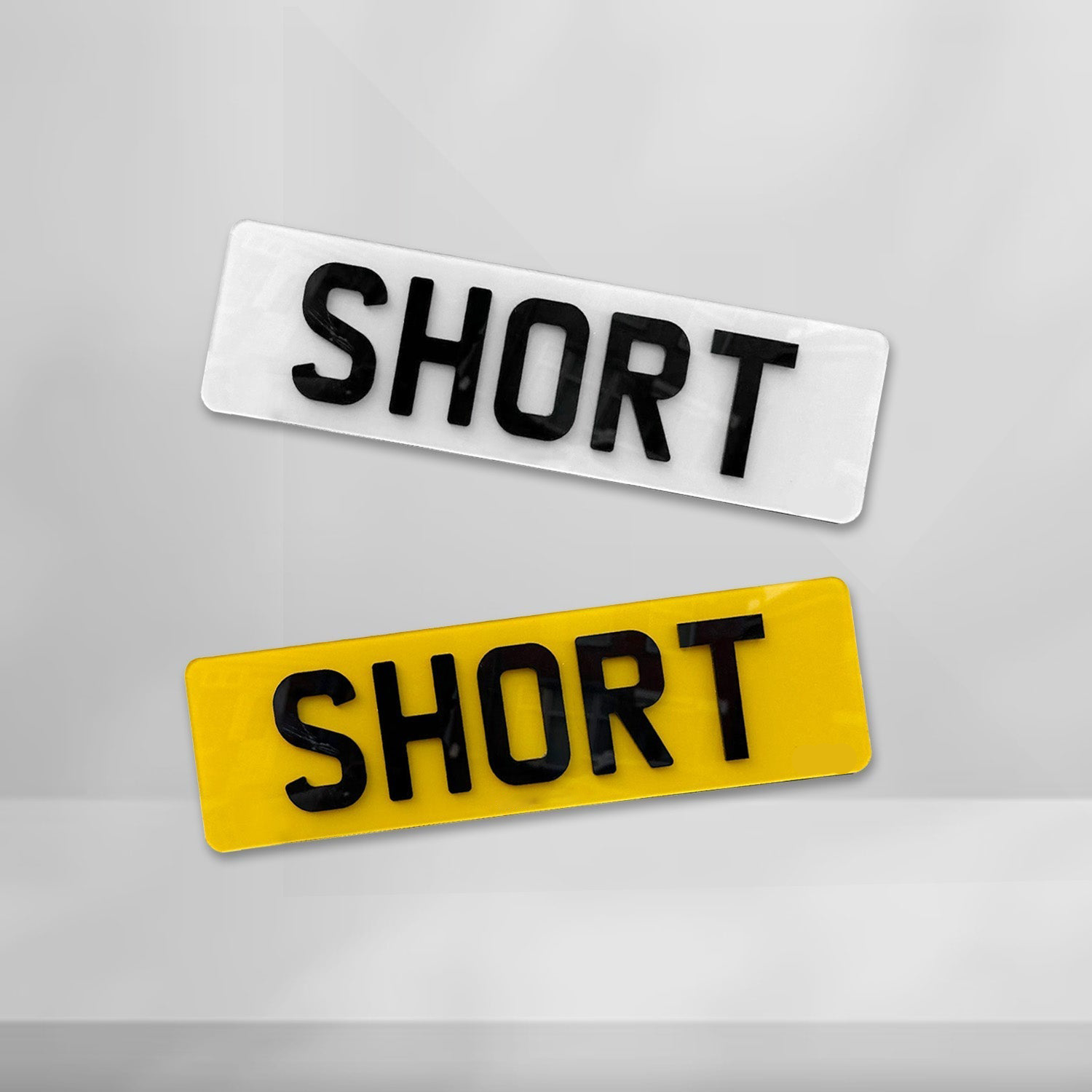 Short Number Plate | Small Number Plate | AA PLATES