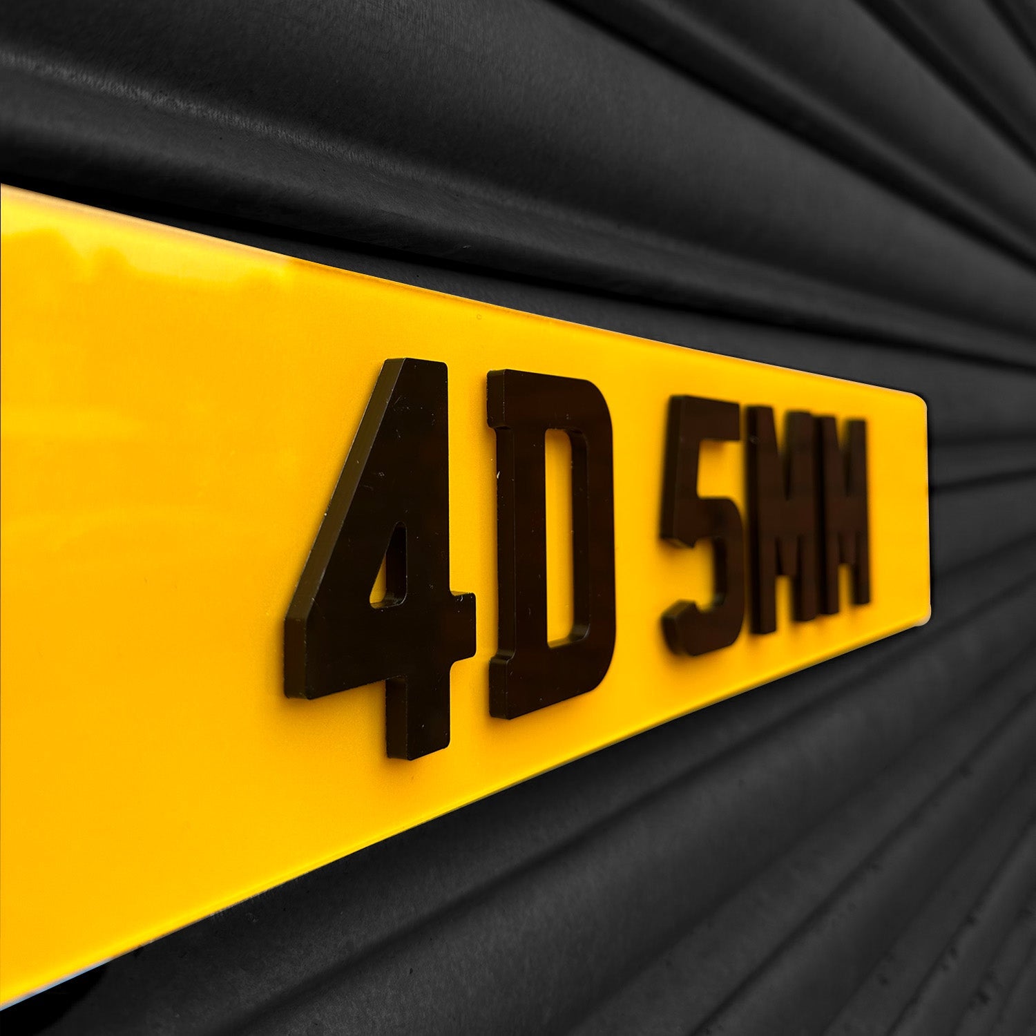 4D 5MM Number Plates | 4D Laser Cut Number Plate | AA PLATES