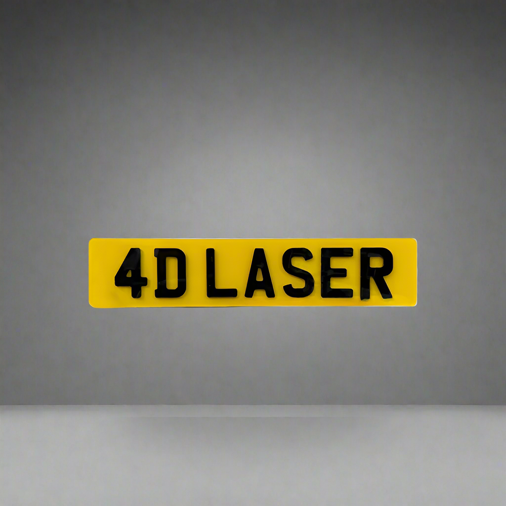 4D 3MM Number Plates | 4D Number Plate | AA PLATES