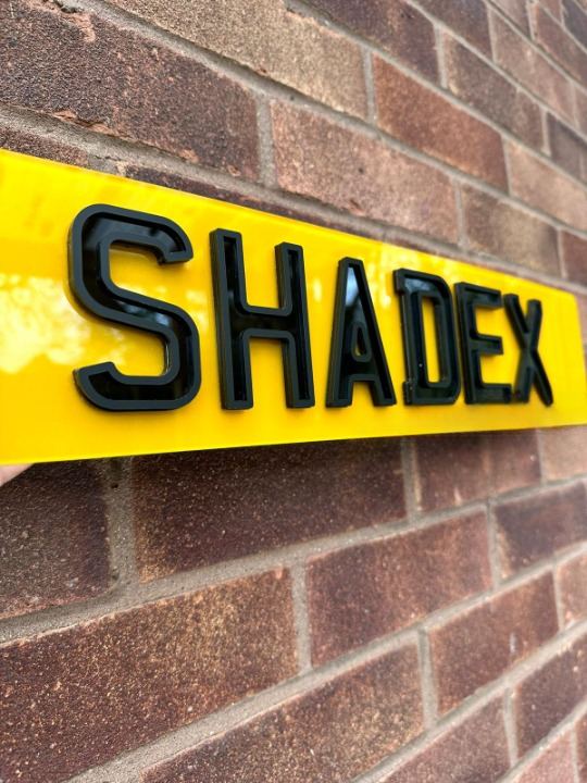 Number Plate Design | Shadex Number Plates | AA PLATES